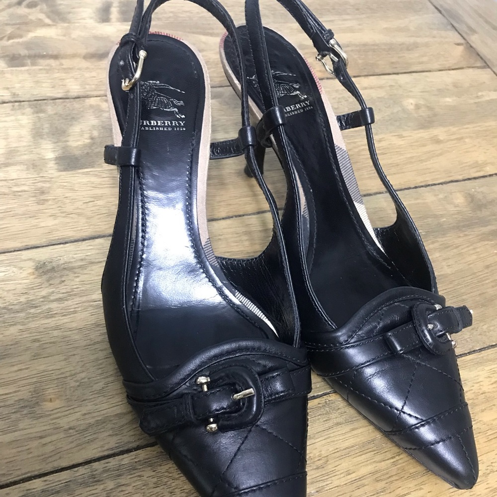 Burberry Kitten Heels Sandals